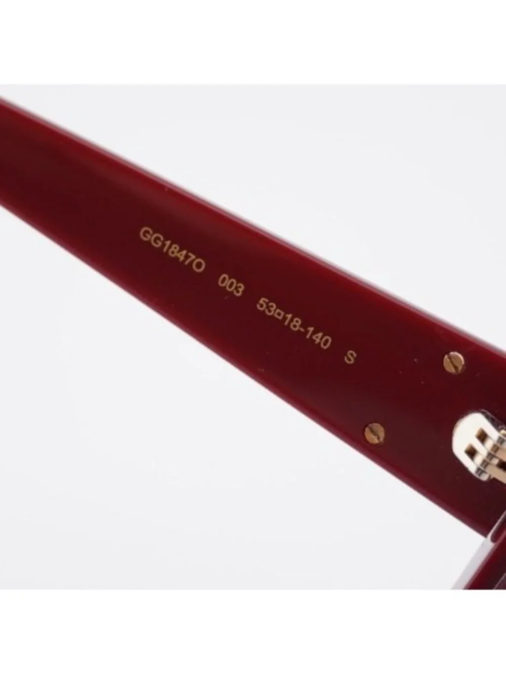 Gucci GG1847O 003 Eyeglasses Bordeaux 53mm Cat Eye Frame